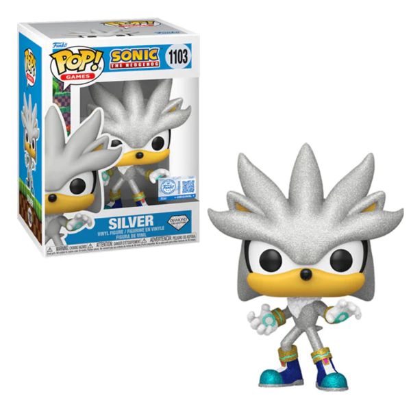 FUNKO POP SONIC – Silver 1103 In box (11x16cm) …x6…x36